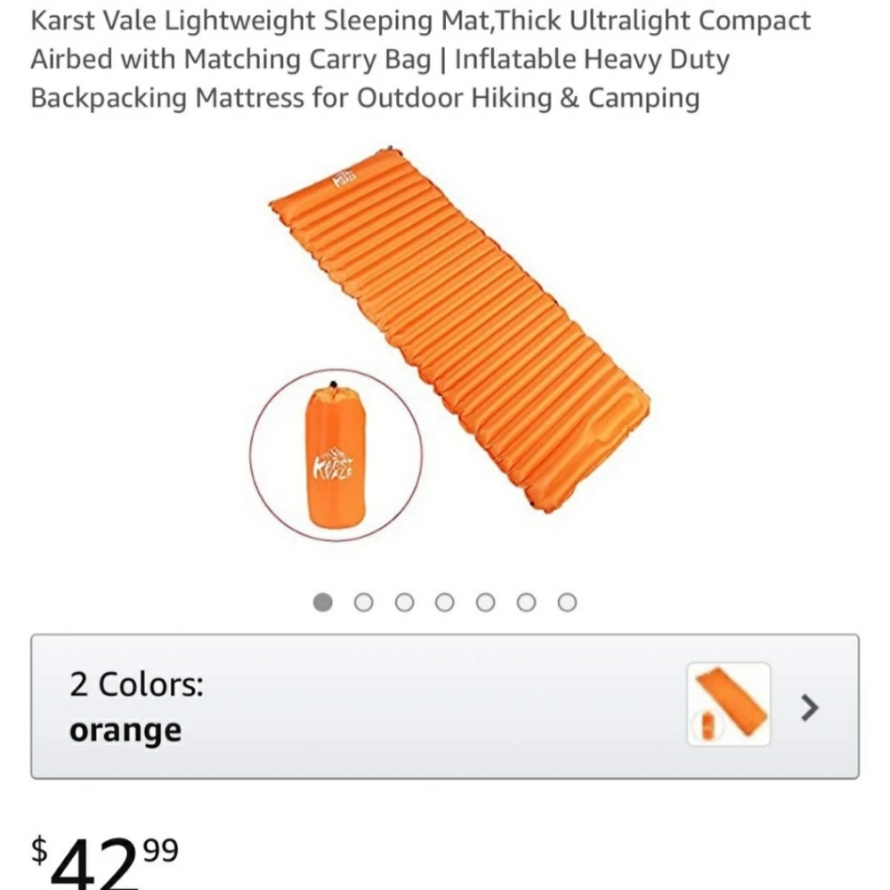 Inflatable Sleeping Mat